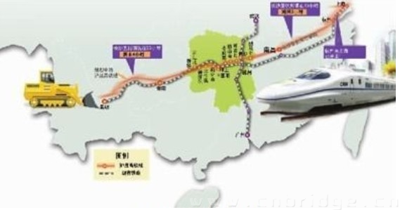 沪昆高速铁路线路图