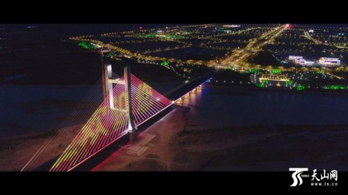 “彩虹”横跨伊犁河：可克达拉大桥10月31日正式通车
